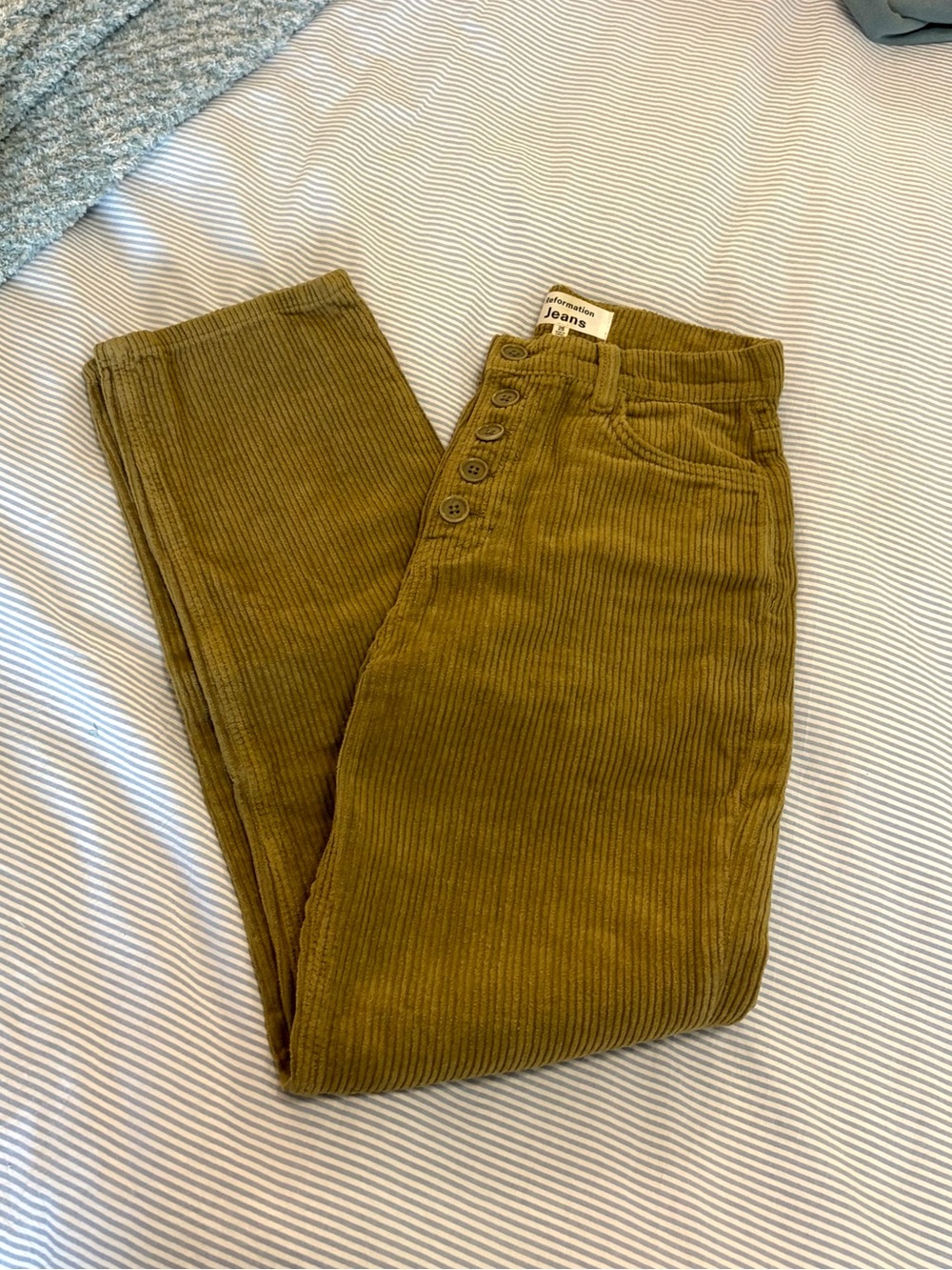 Reformation corduroy pants